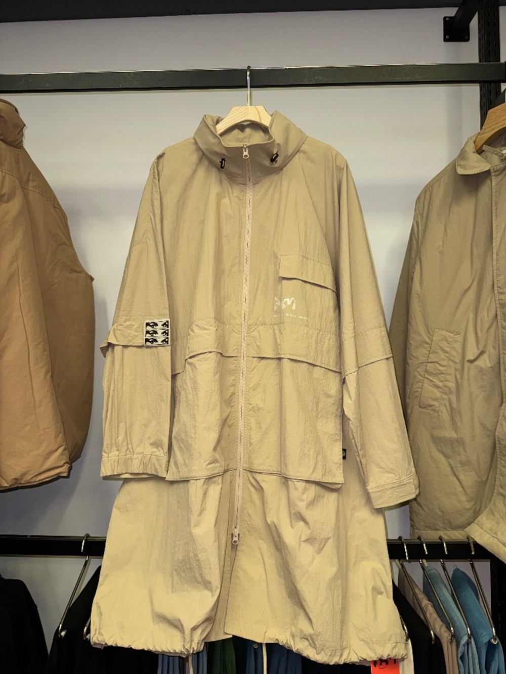 Perks and Mini (PAM) Trench Coat - Brown, Large